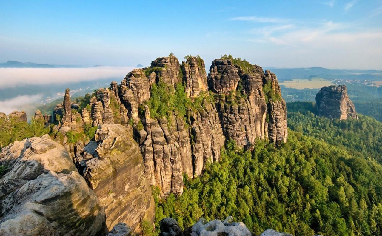 Restaurant Und Pension Zur Puppenstube Stolpen Dış mekan fotoğraf